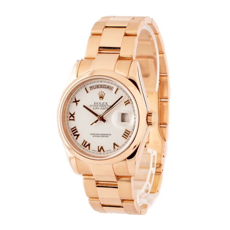 Rolex Day-Date 118205 Everose Gold Oyster