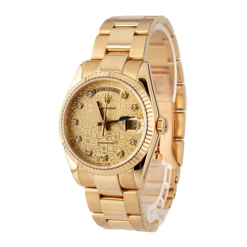 Rolex Day-Date 118238 18k Yellow Gold