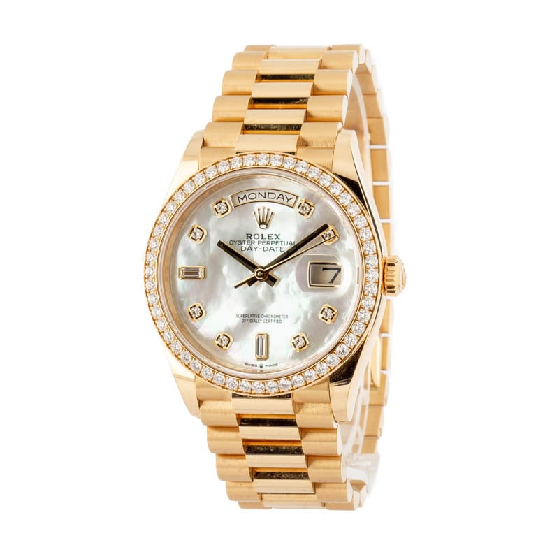 Rolex Day-Date 36 Ref 128348 18k Yellow Gold