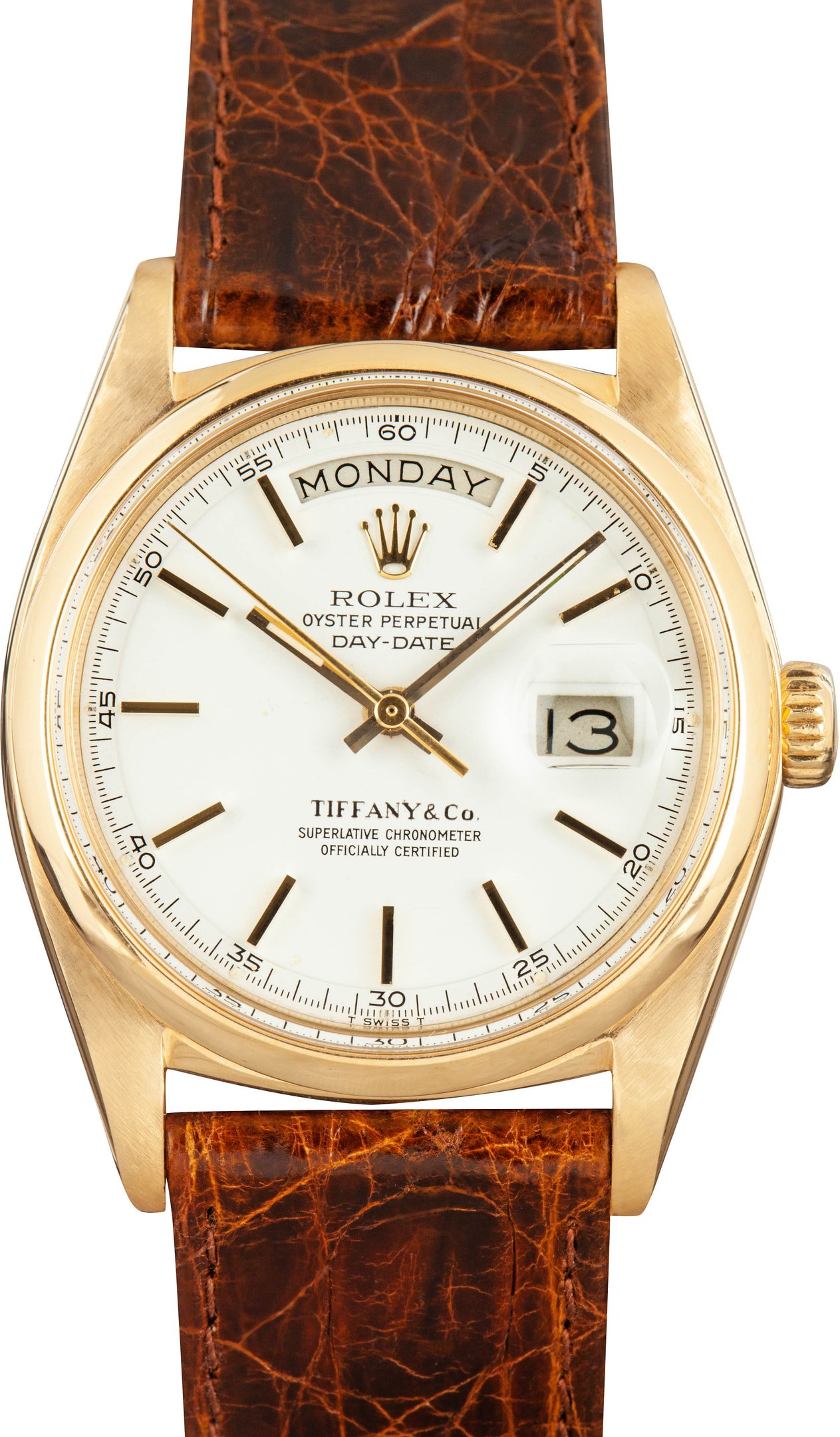 【美品】THE VINTAGE ROLEX Rolex 1802 Day Date head rare 18k yellow gold dates 1961-62