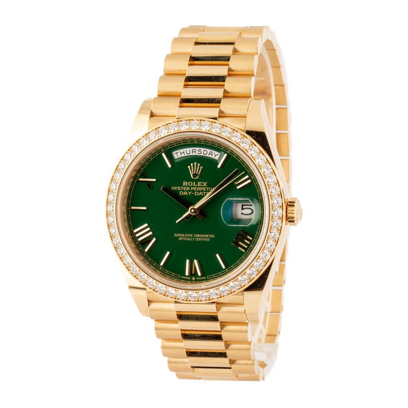 Rolex Day-Date 40 Ref 228348 18k Yellow Gold