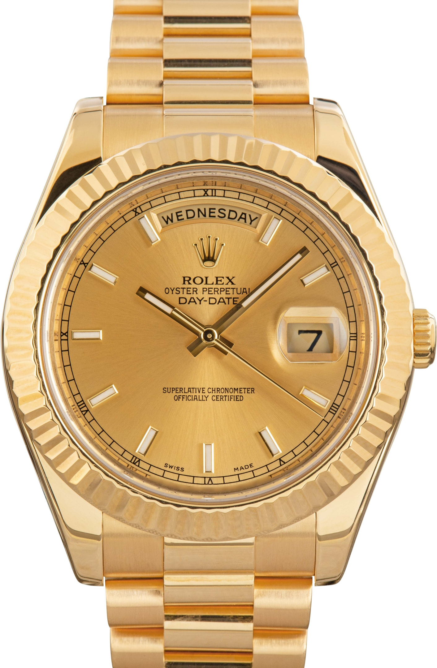 Buy Used Rolex Day-Date II 218238 | Bob's Watches - Sku: 185042