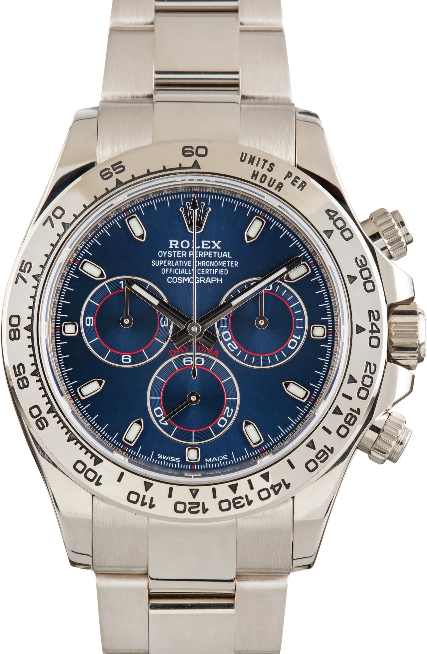 Used Rolex Daytona Ref 116509 Blue Chronograph Dial
