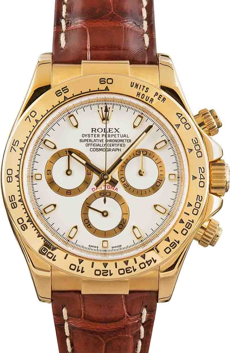 Buy Used Rolex Daytona 116518 | Bob's Watches - Sku: 158351
