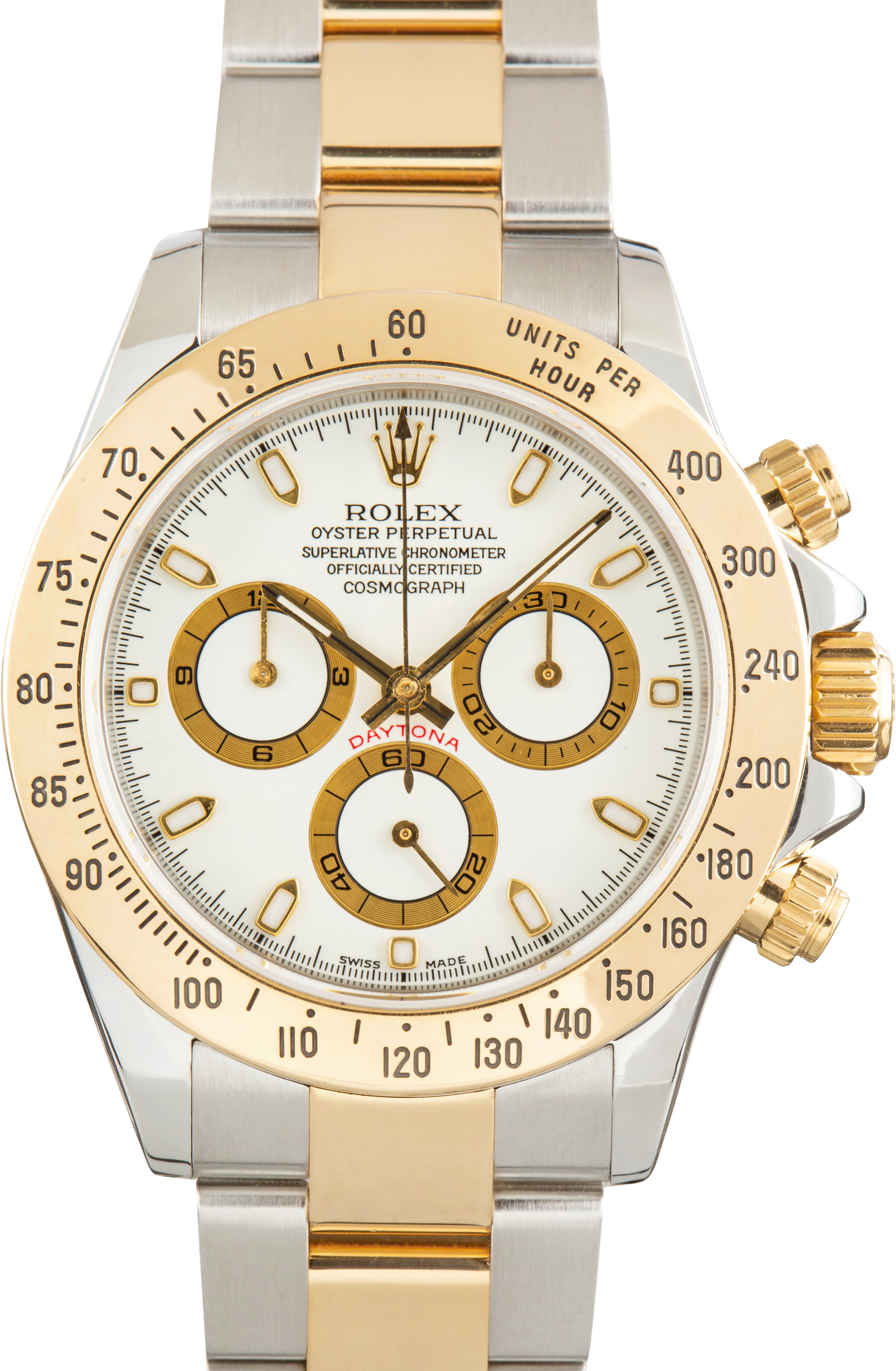 Used Rolex Daytona Ref 116523 White Cosmograph Dial