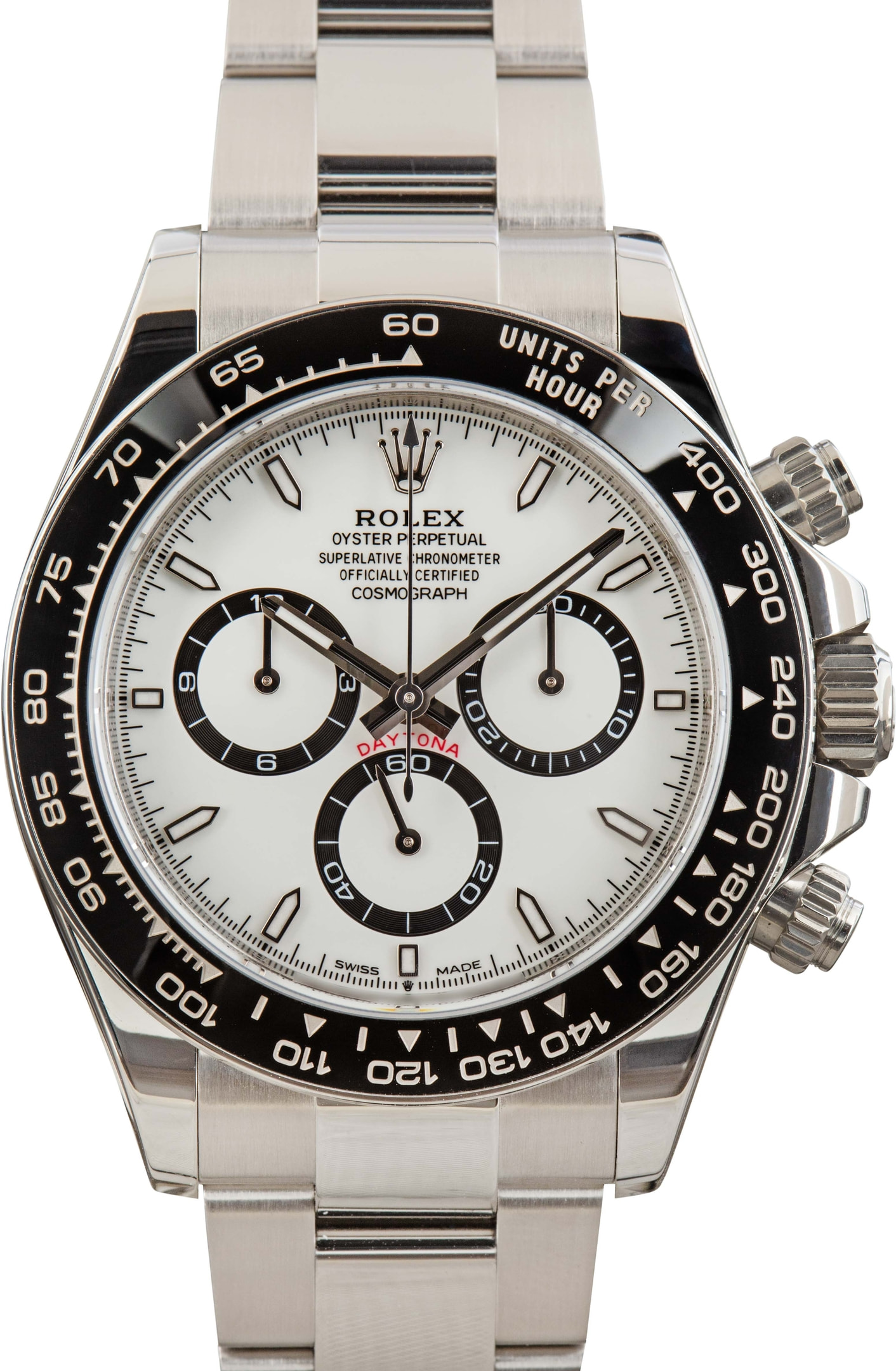 ROLEX DAYTONA 126500 2コマ NEW 2024 Rolex Daytona 40mm 126500LN Stainless Steel Black Dial