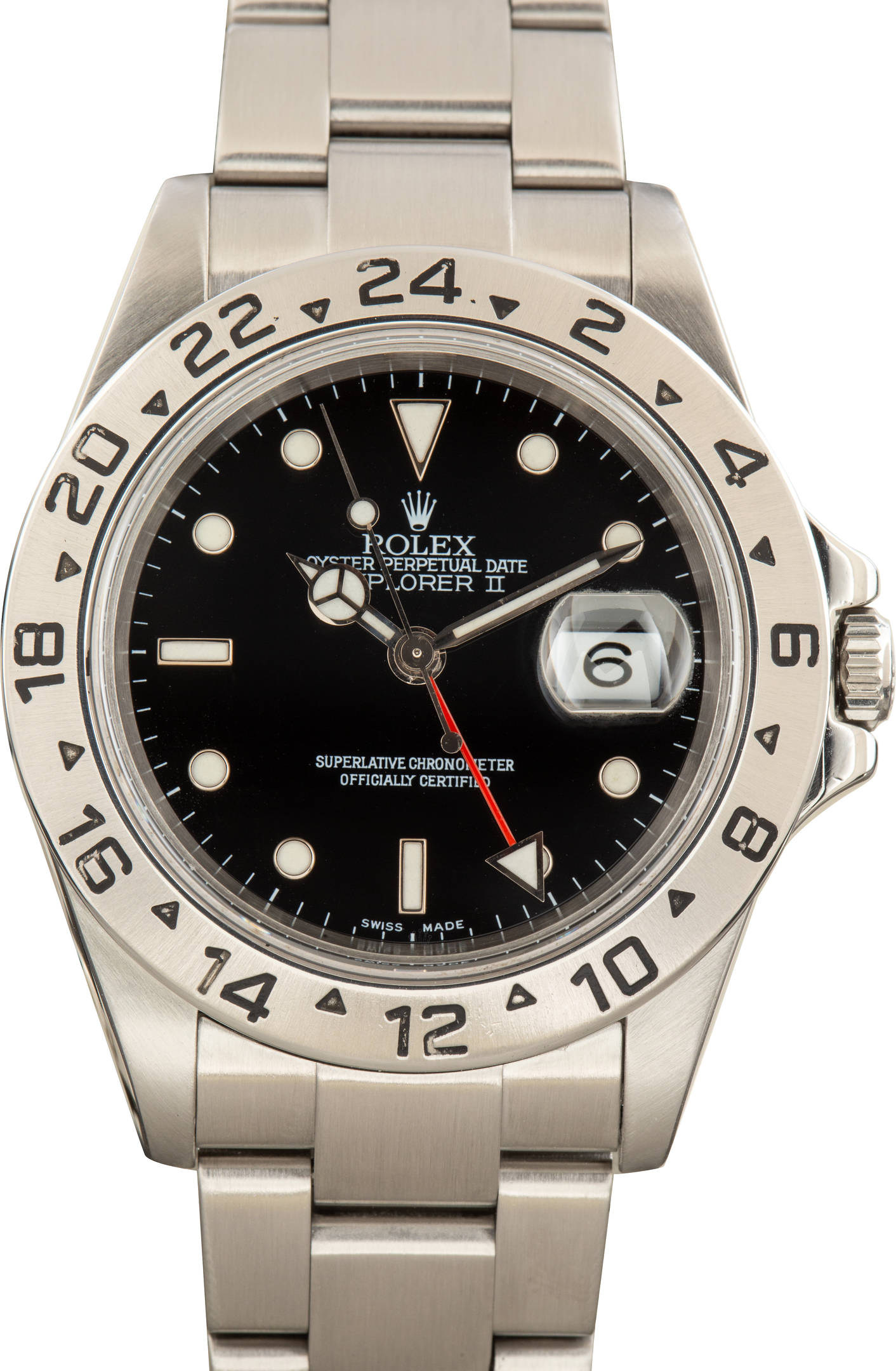 Used Rolex Explorer II Ref 16570T Timing Bezel