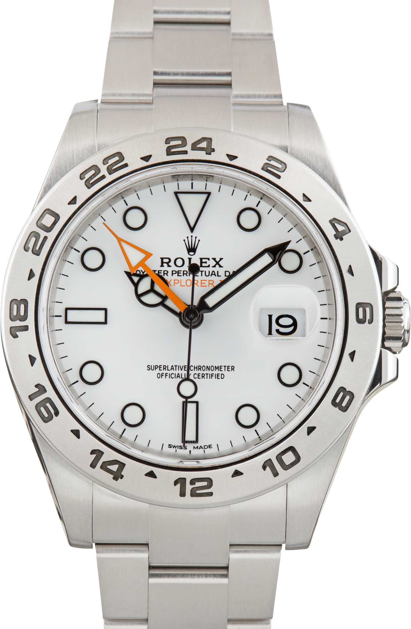 Pre-Owned Rolex Explorer II White Dial Ref 216570