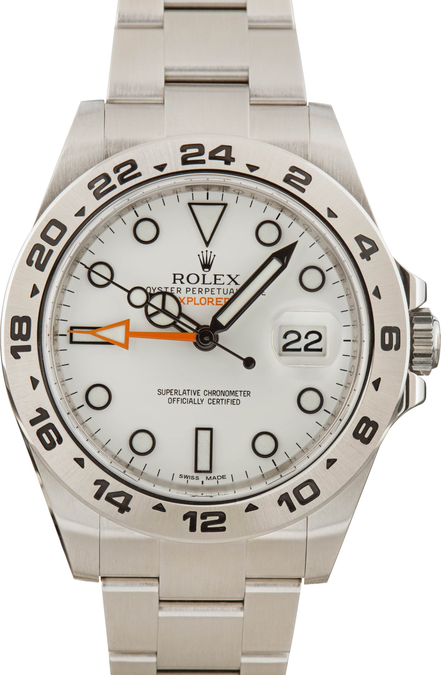 Rolex explorer ii blue dial clearance