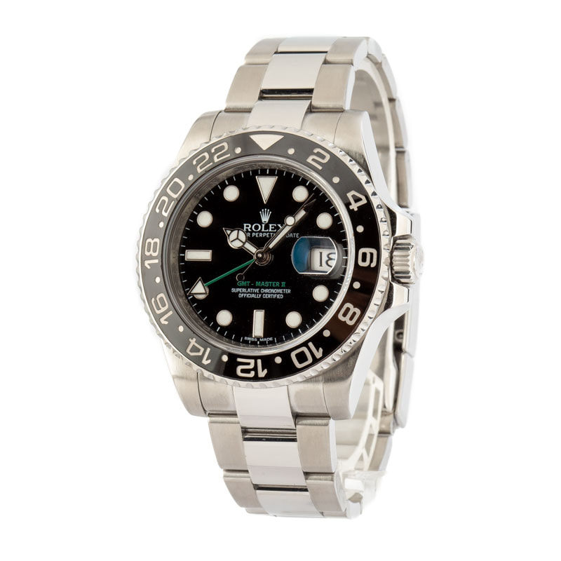 Mens Rolex GMT-Master II Ref 116710 Black Dial