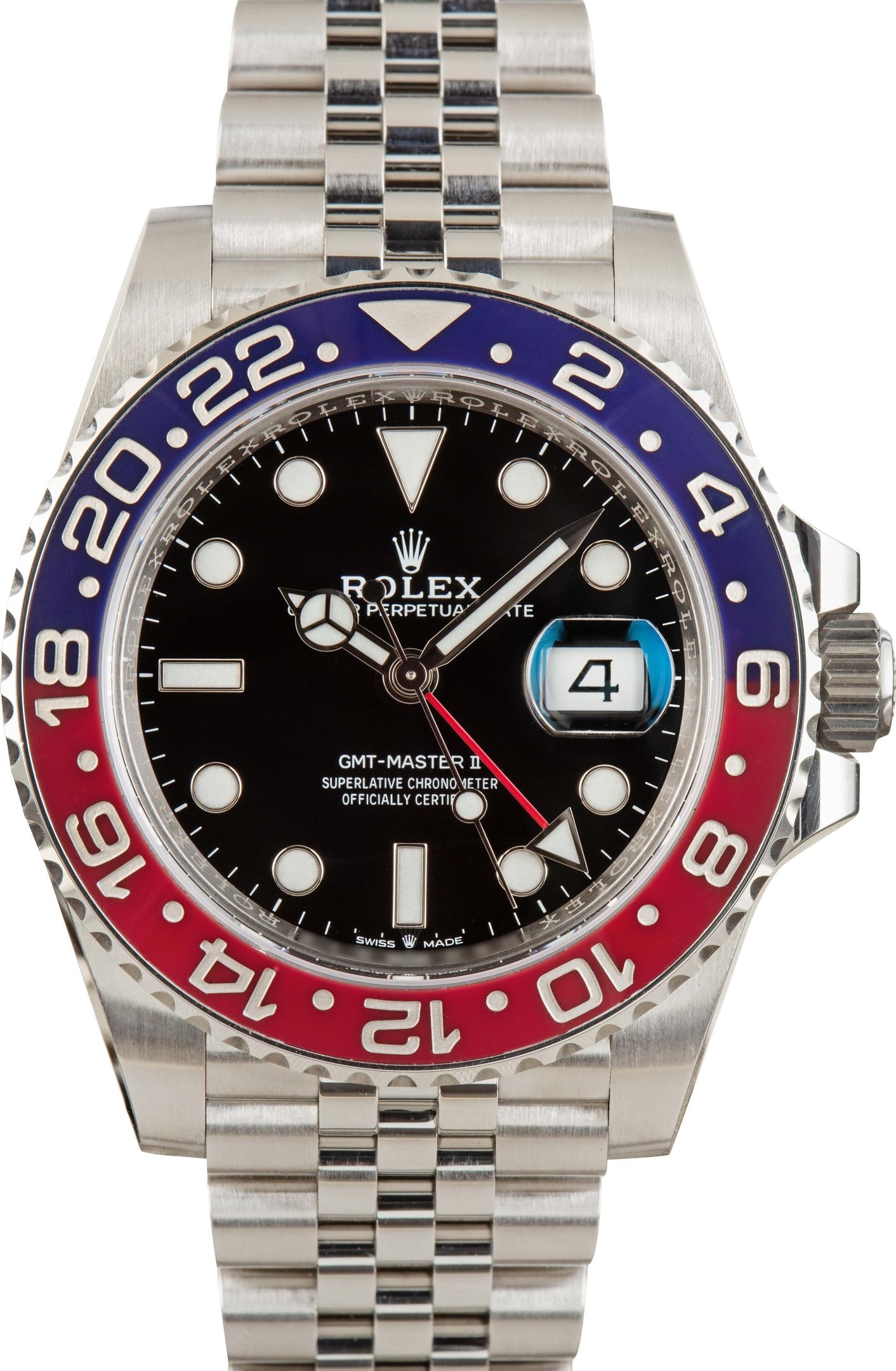 Pre Owned Rolex GMT Master II 126710BLRO Ceramic Pepsi