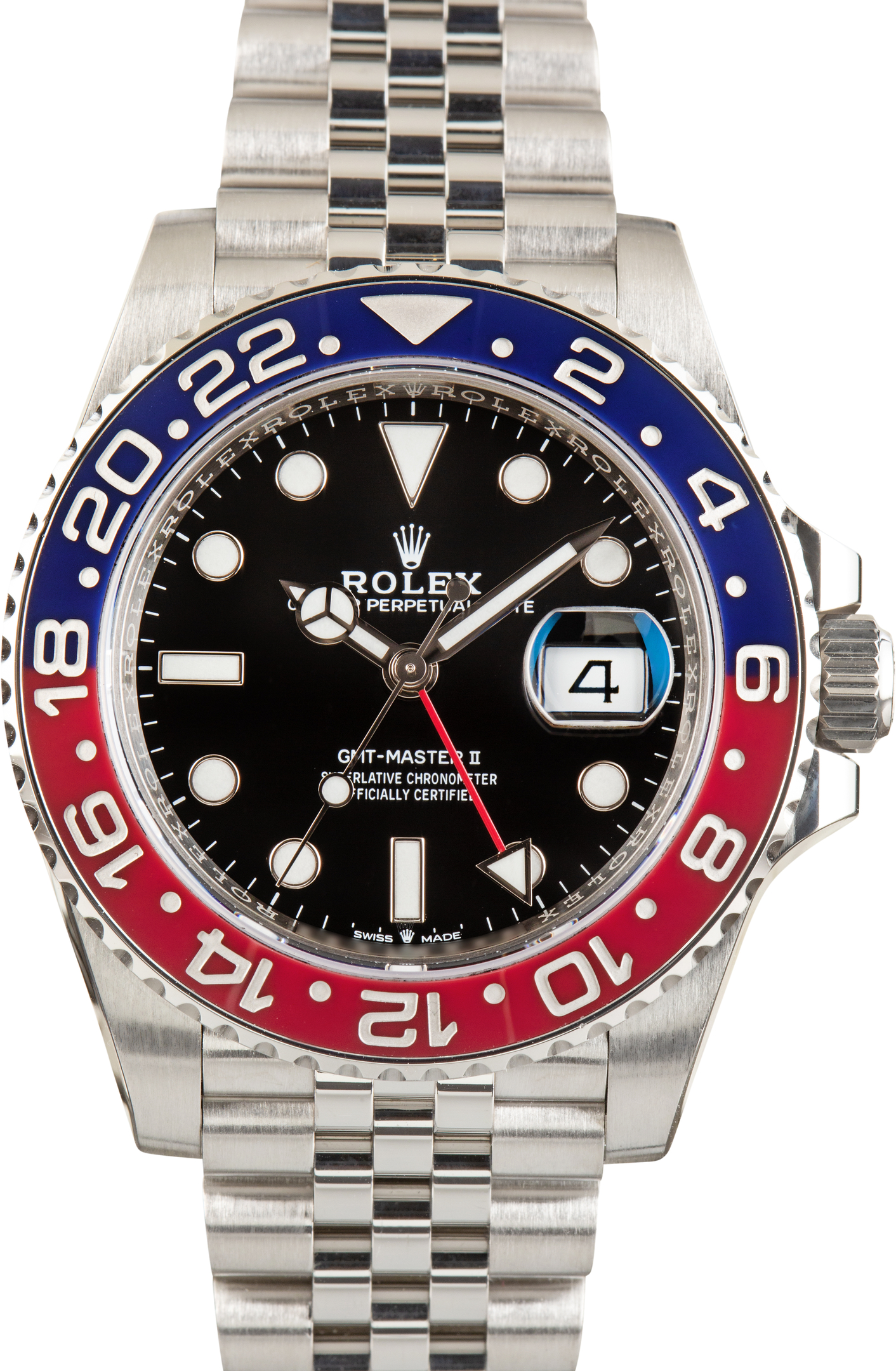 Used Rolex GMT-Master II Jubilee Bracelet Pepsi Ref 126710BLRO