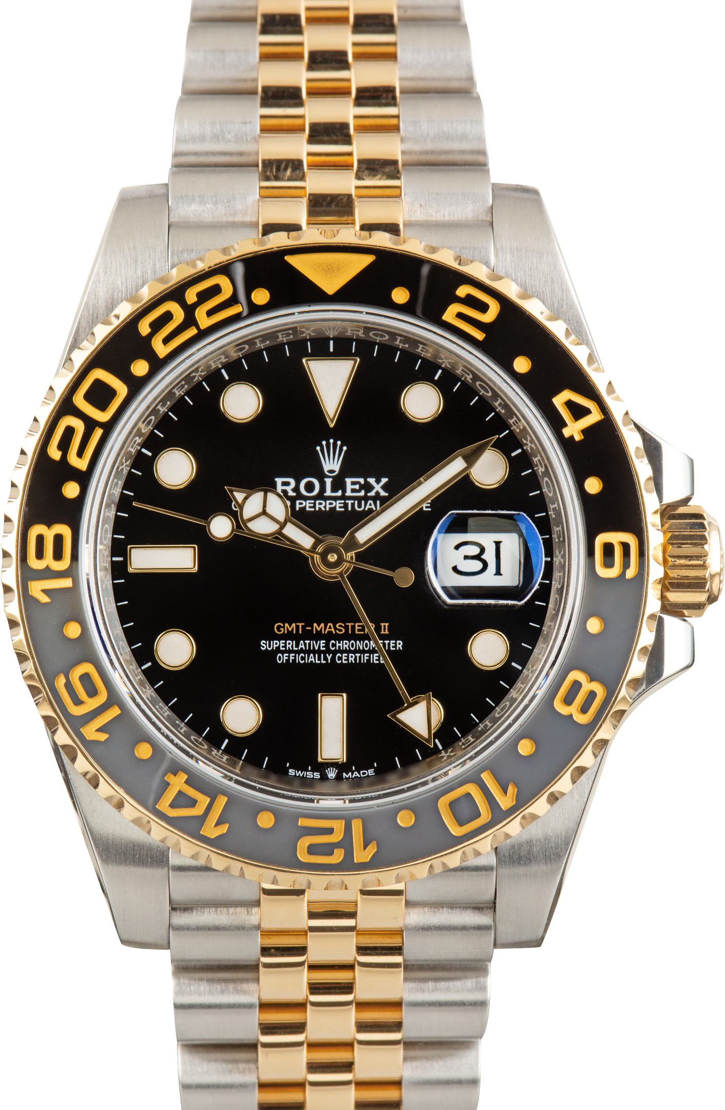 Pre-Owned Rolex GMT-Master II Grey & Black Ref 126713GRNR Zombie