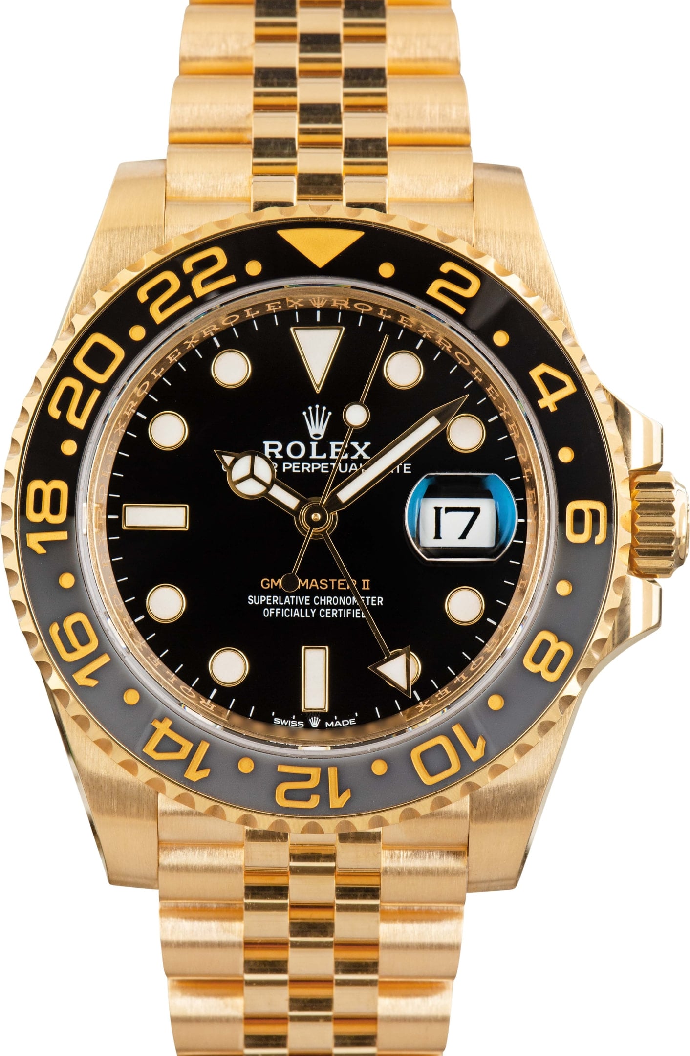 ヨッシー　ハートゴールド Buy Used Rolex GMT-Master II 126718 | Bob's Watches - Sku: 182097