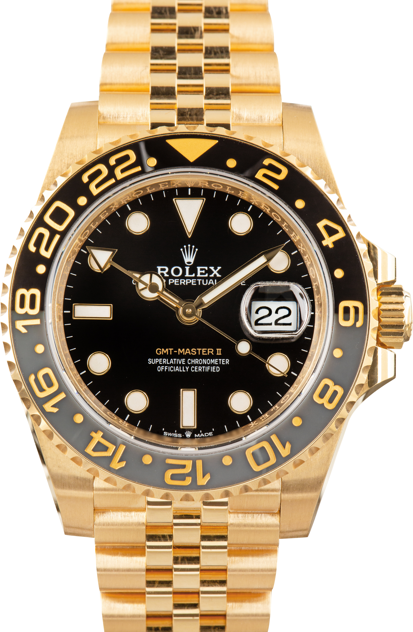 Rolex GMT-Master II Black Dial Ref 126718GRNR Cerachrom Bezel