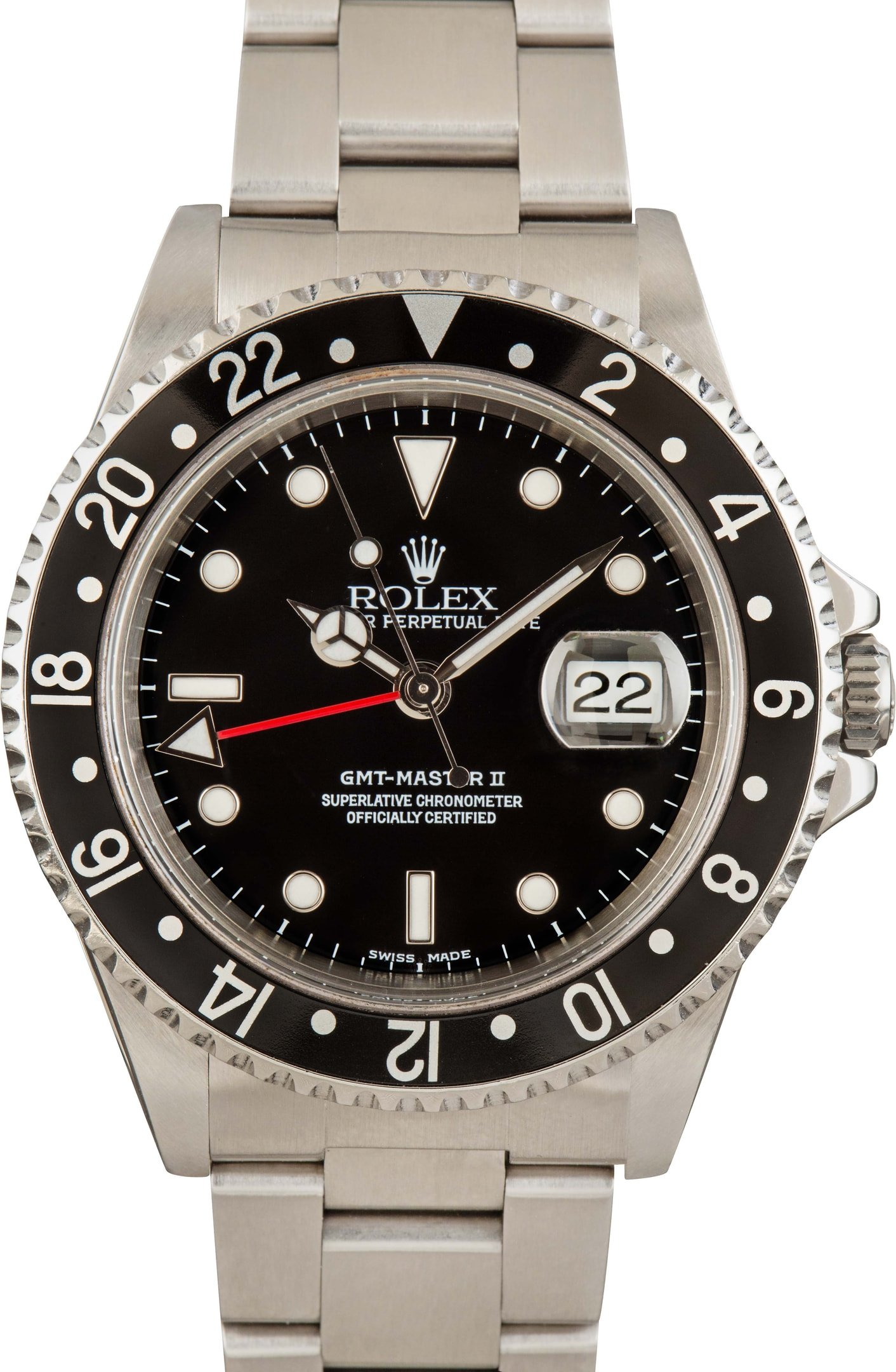 Rolex GMT Master II Ref 16710 Black Dial