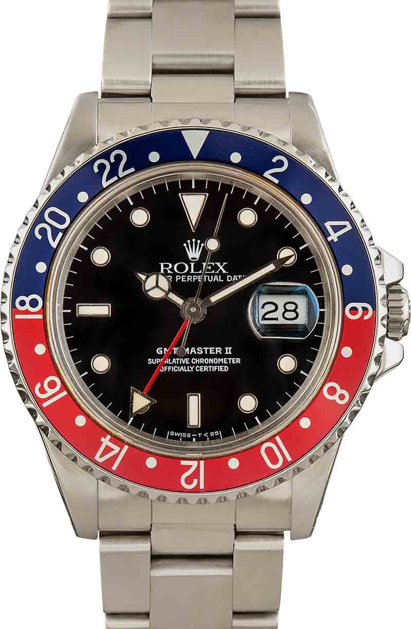 Rolex gmt master 2 pepsi deals