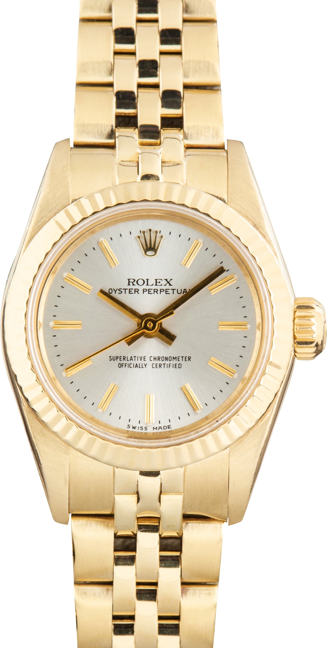 Used Ladies Rolex Oyster Perpetual Ref 67197 Honeycomb Jubilee