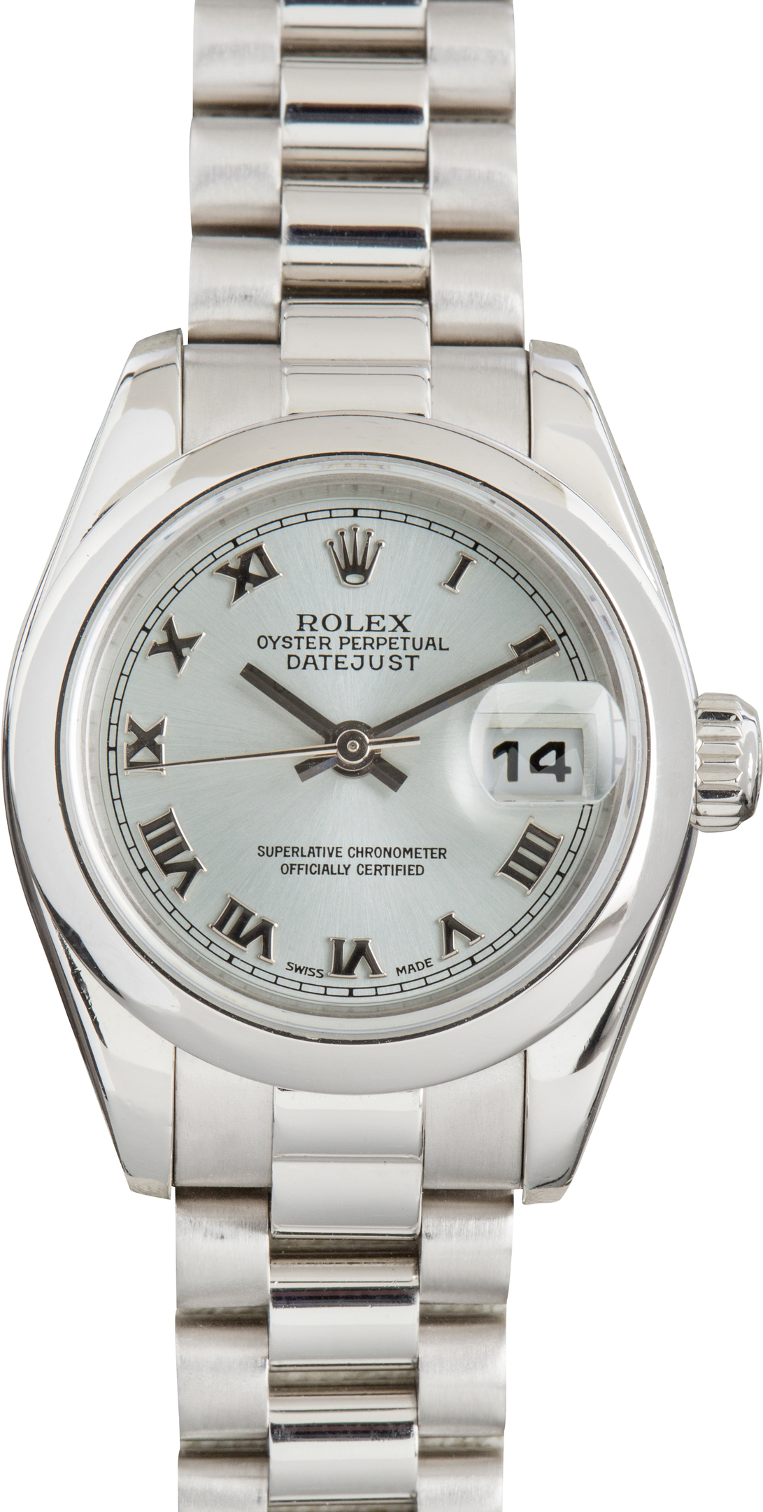 Pre-Owned Ladies Rolex Datejust Ref 179166 Glacier Blue Dial