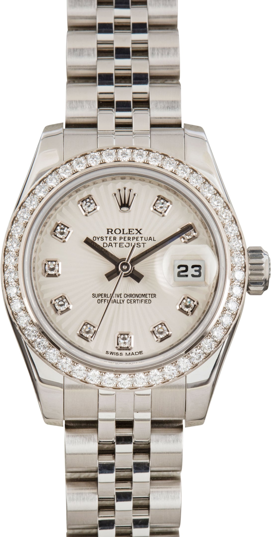 Buy Used Rolex Lady Datejust 179384 | Bob's Watches - Sku: 182116