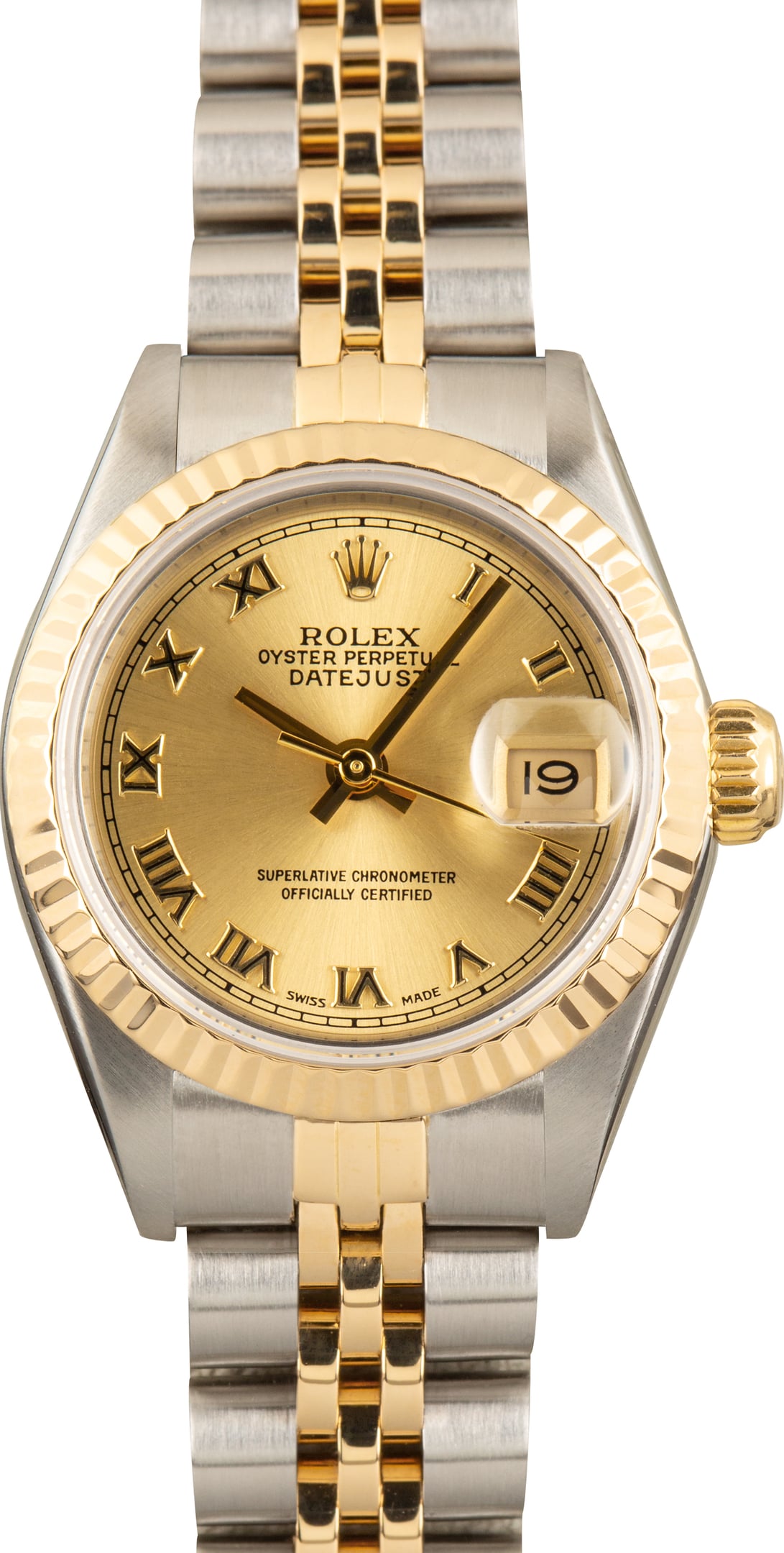 Pre-Owned Ladies Rolex Datejust Ref 69173 Roman Dial