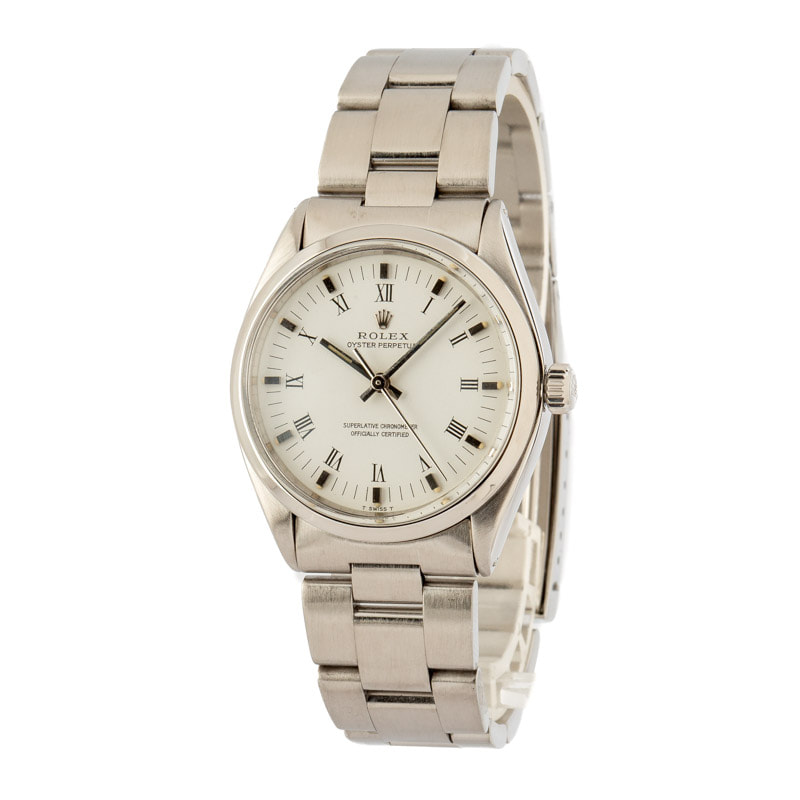 Pre-Owned Rolex Oyster Perpetual 1002 White Dial