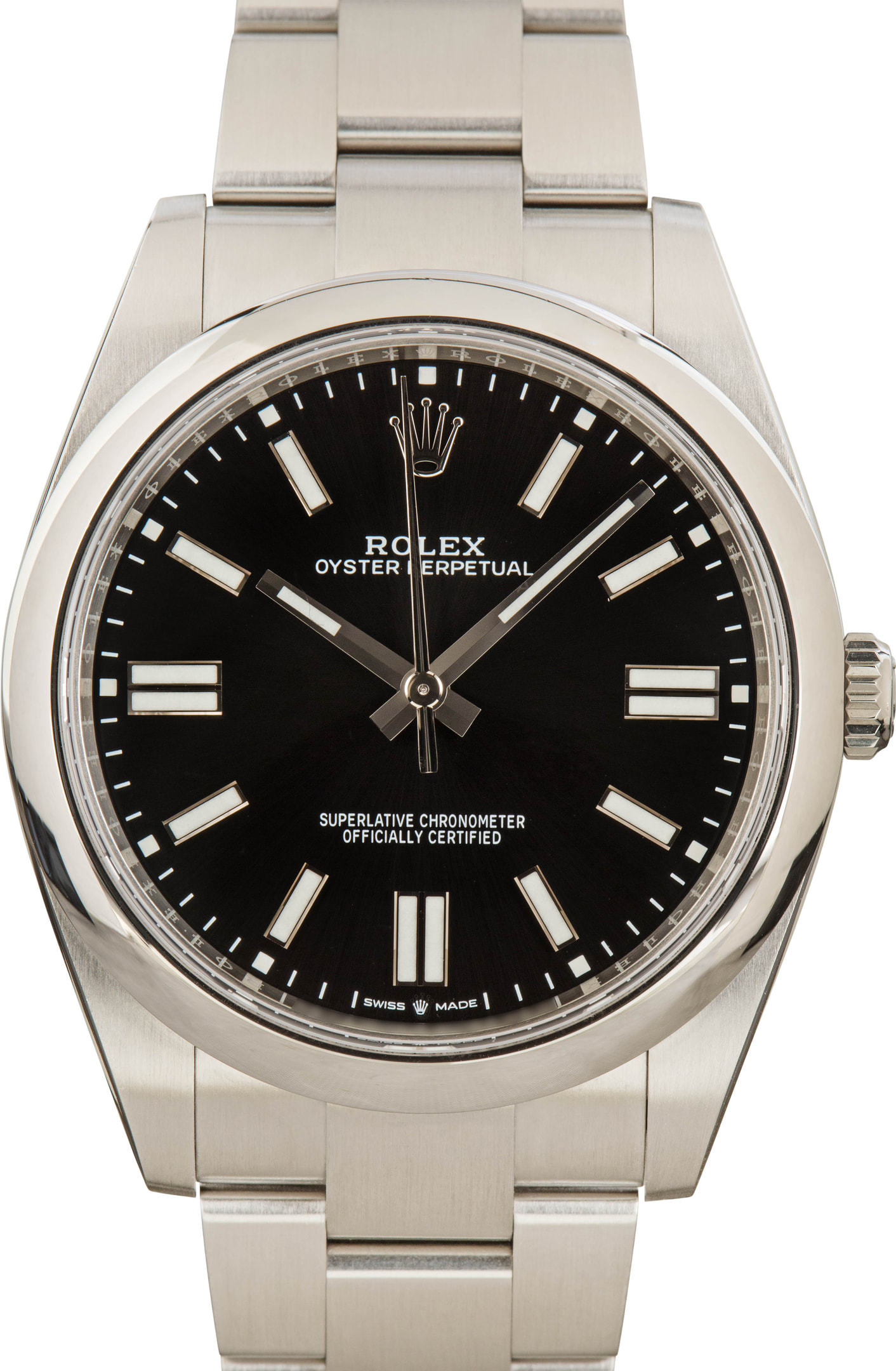 Rolex oyster perpetual black face store