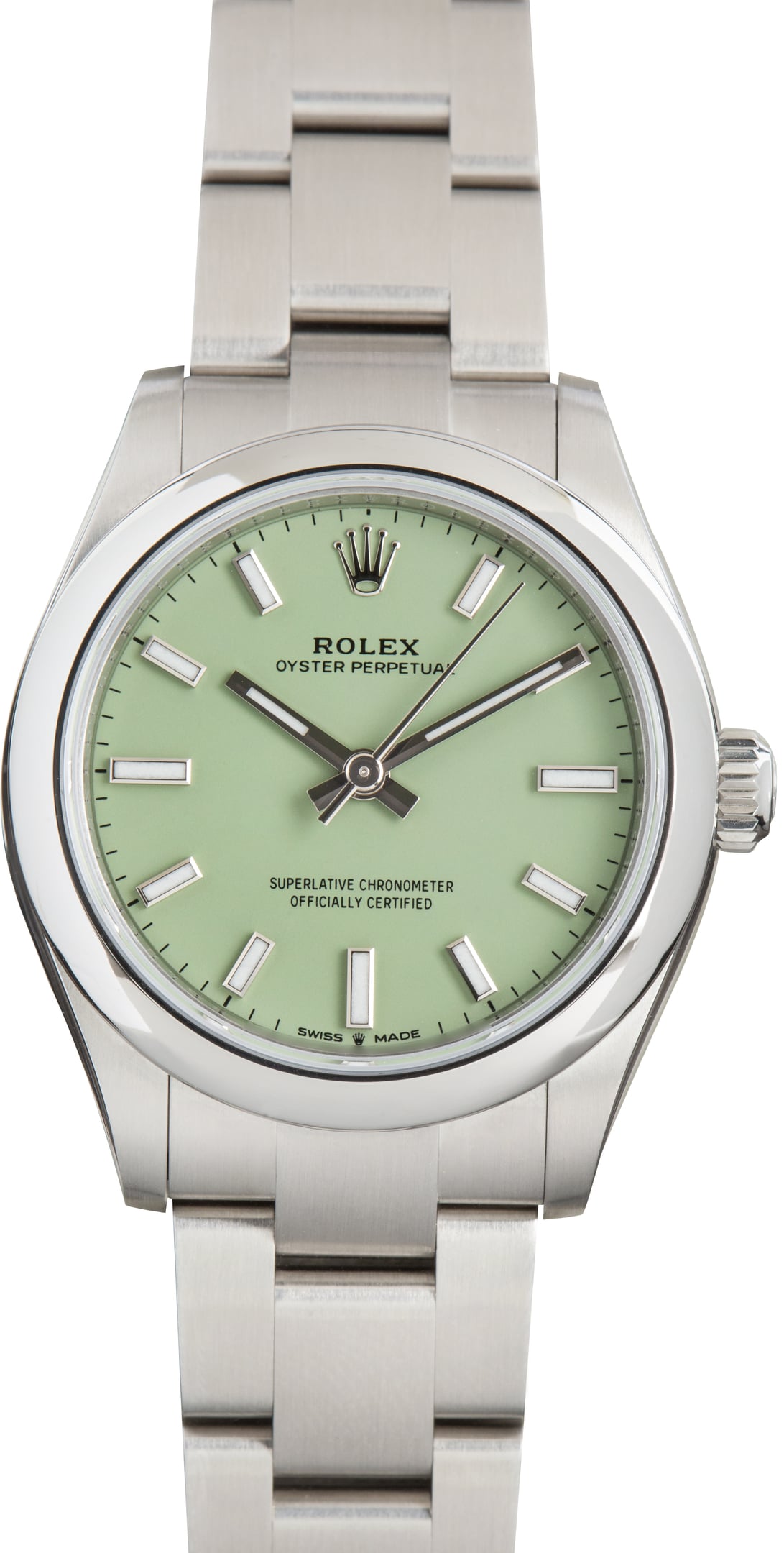 Used Rolex Oyster Perpetual 31 ref 277200 Pistachio Dial