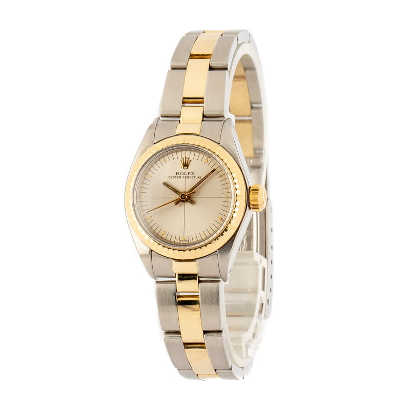 Ladies Rolex Oyster Perpetual 6724 Two Tone