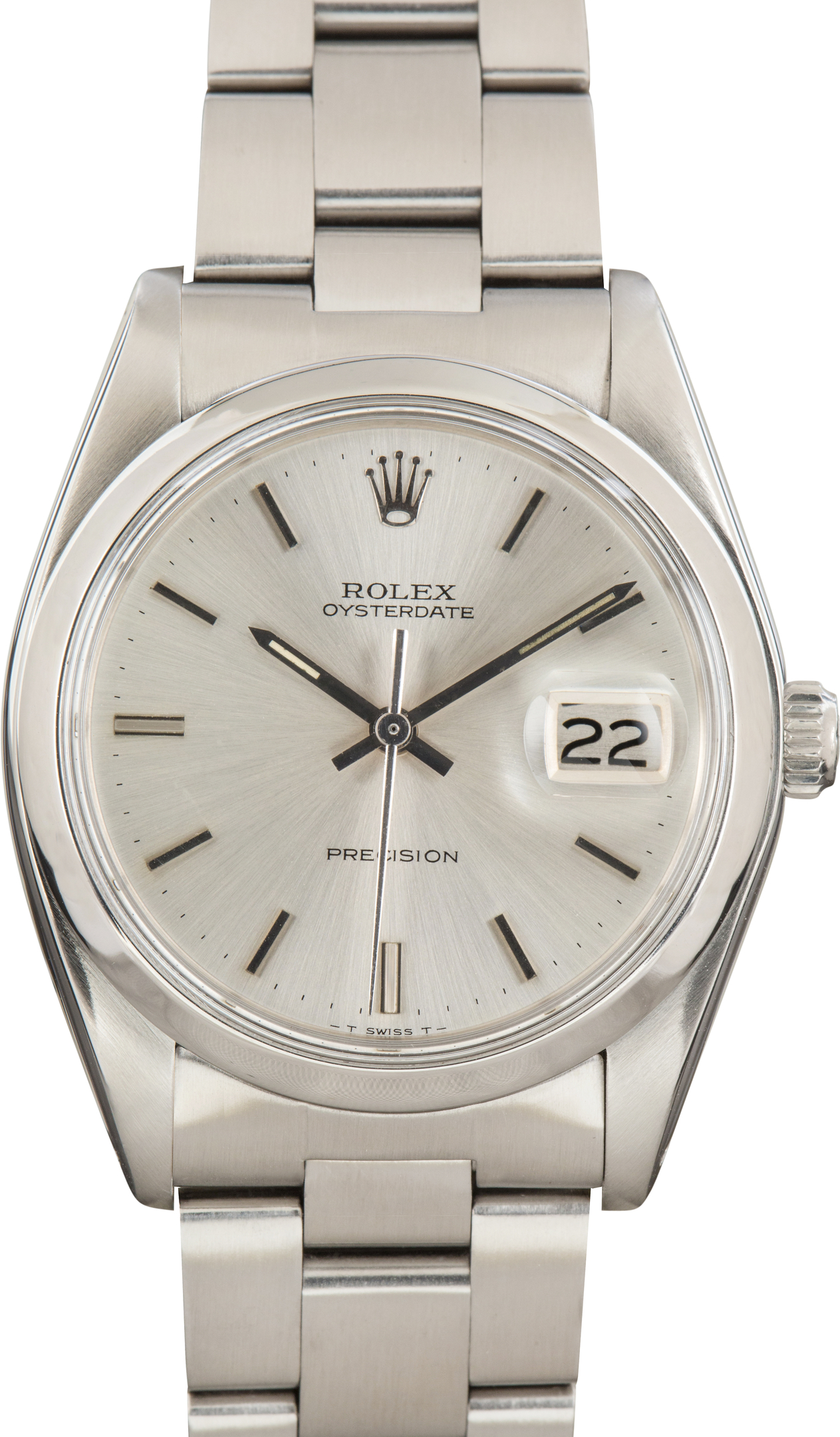 Vintage Silver Dial Rolex OysterDate Ref 6694