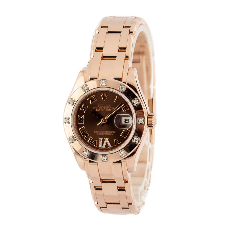 PreOwned Rolex Pearlmaster 80315 Rose Gold
