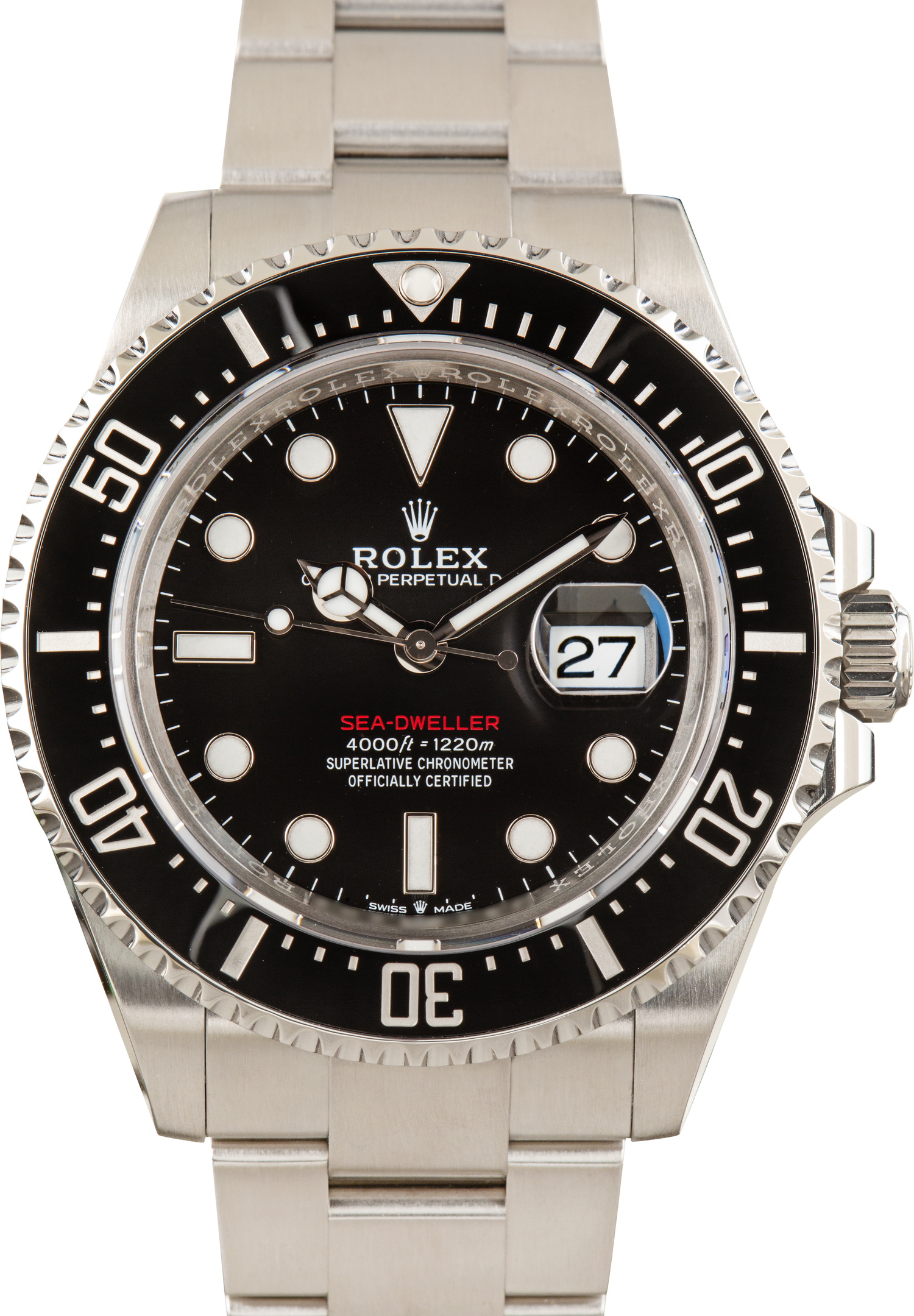 Pre-Owned Rolex Sea-Dweller Helium Valve Ref 126600