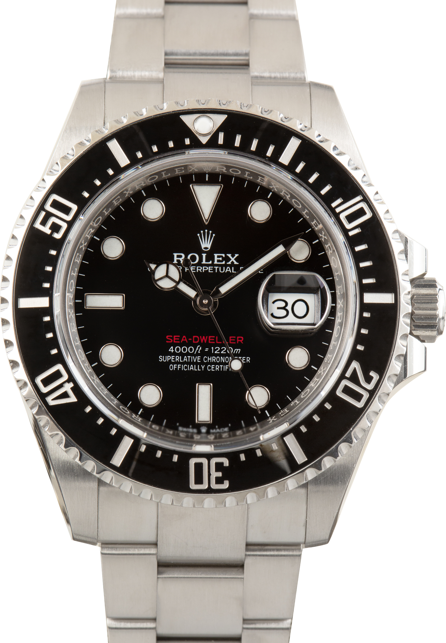 Used Rolex Sea-Dweller Red Writing Black Dial Ref 126600