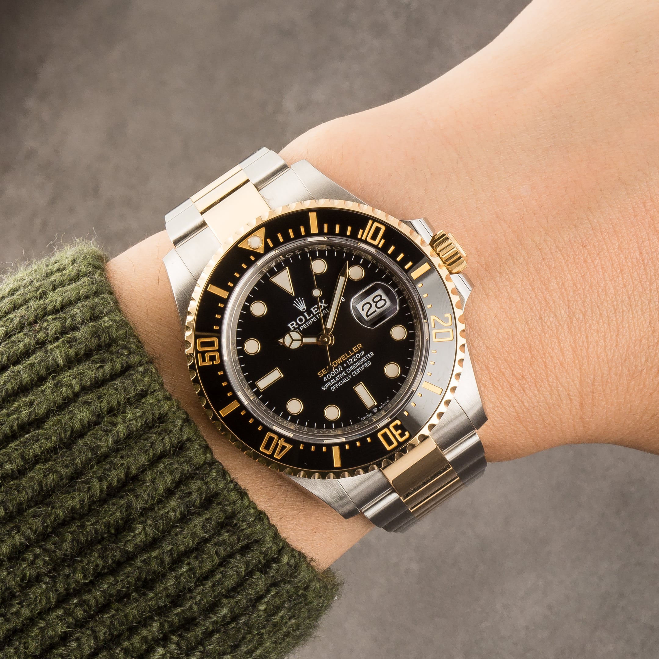 u*s様 Acka frill design swim wear /Black Buy Used Rolex Sea-Dweller 126603 | Bob's Watches - Sku: 188334