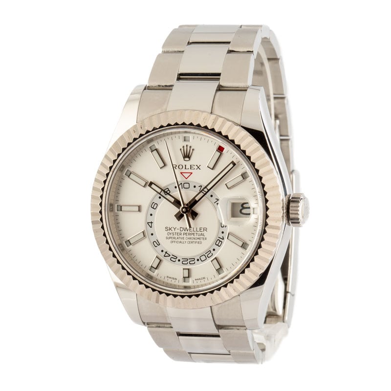 Used Rolex Sky-Dweller 326934 White Dial