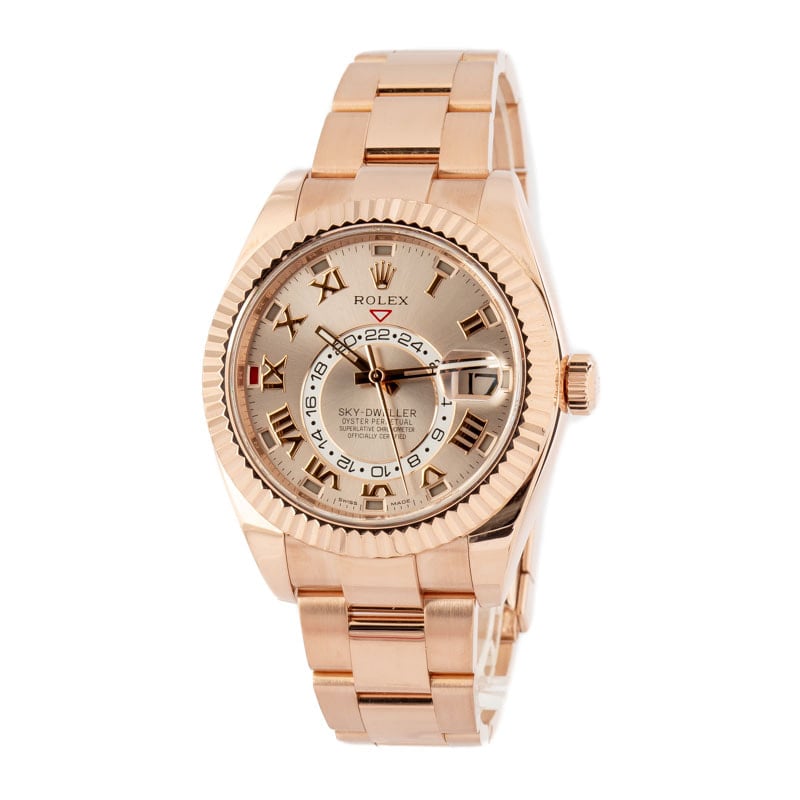 Rolex Sky-Dweller 326935 18k Everose Gold