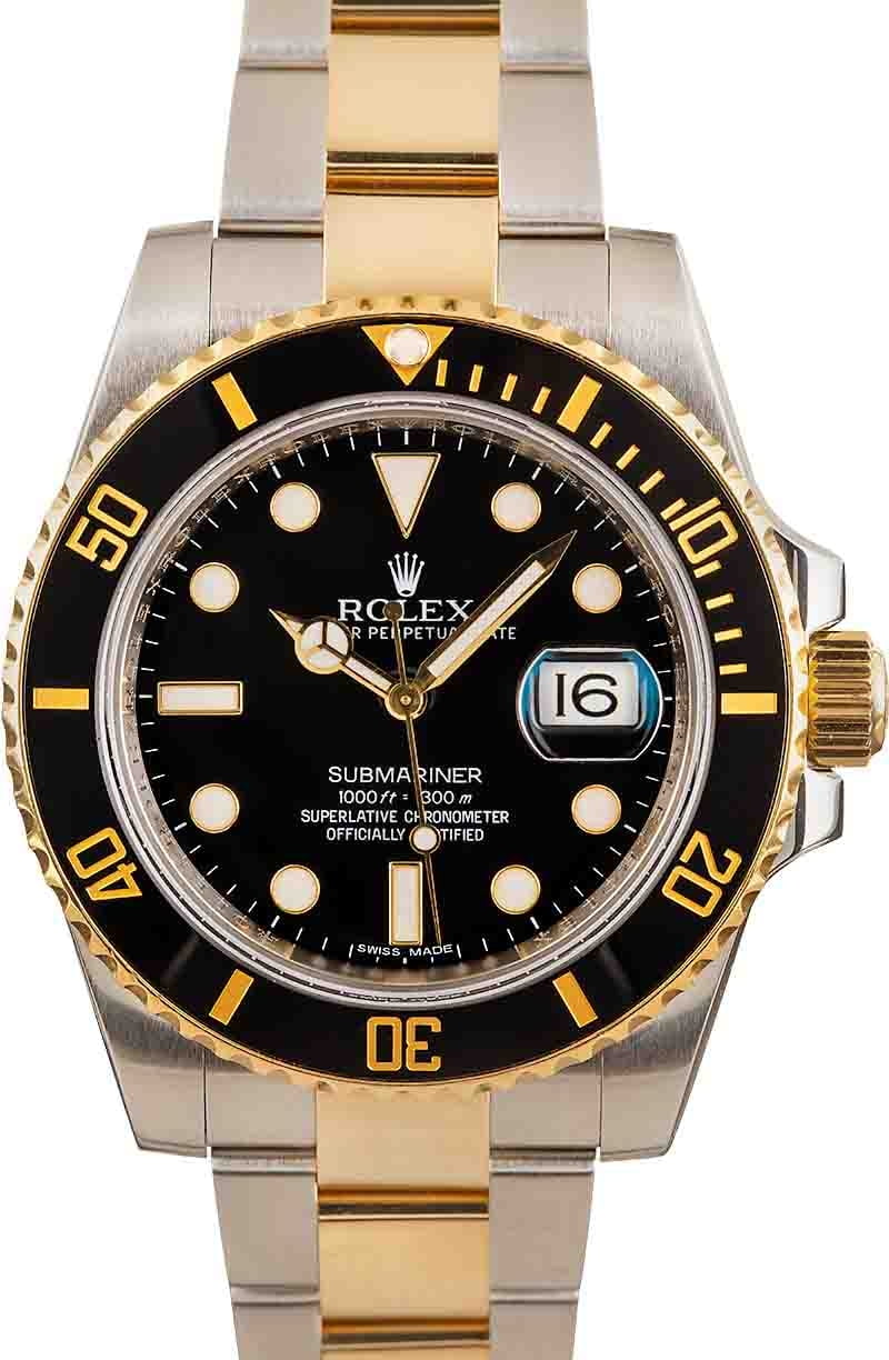 Buy Used Rolex Submariner 116613 | Bob's Watches - Sku: 159125