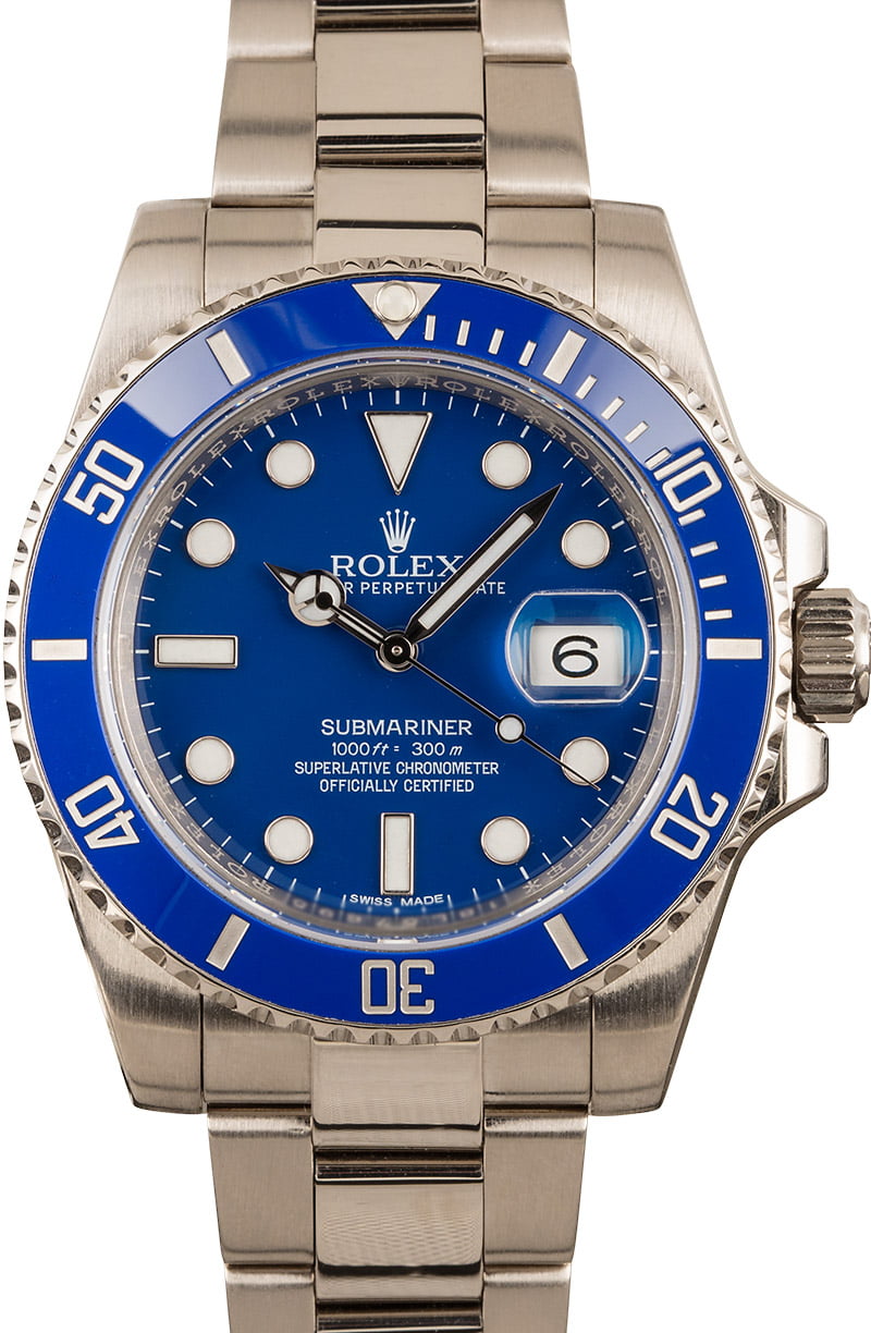 Buy Used Rolex Submariner 116619 | Bob's Watches - Sku: 156314