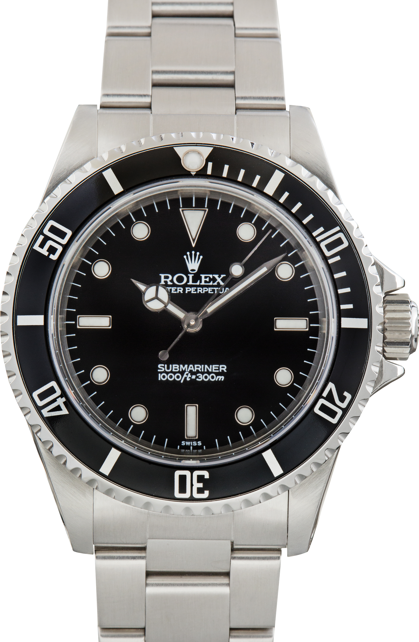 Pre-Owned Rolex Submariner Black Dial Ref 14060
