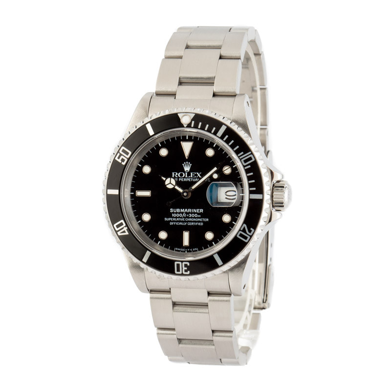 Rolex Submariner Black 16610