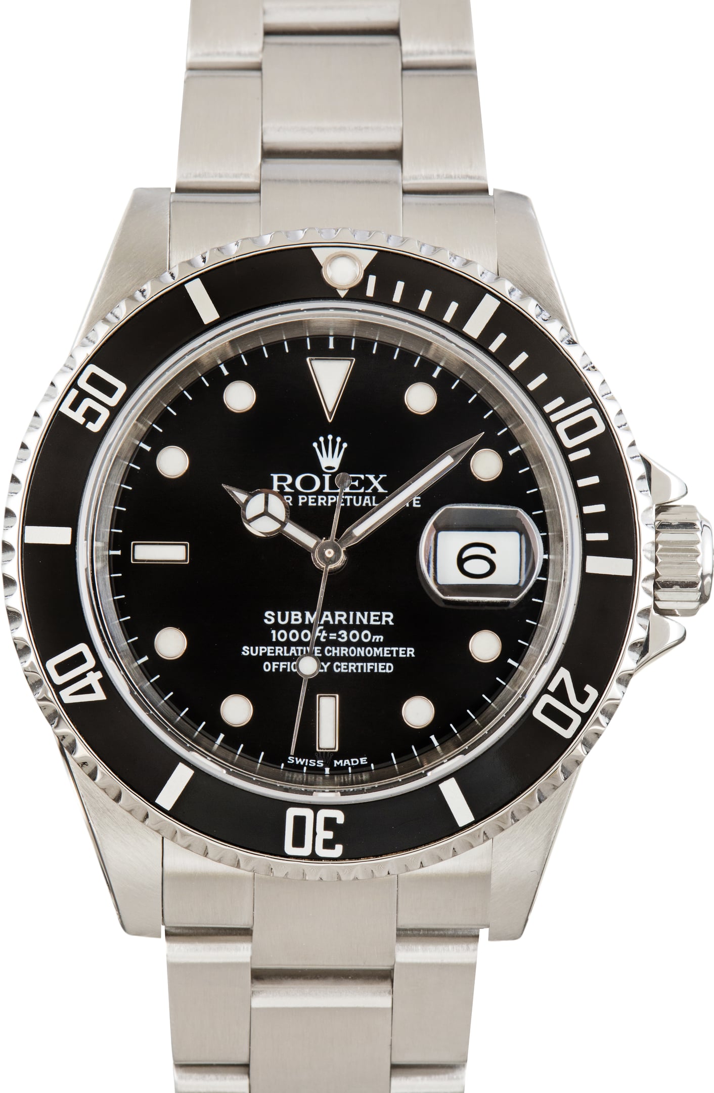 Used Rolex Submariner Ref 16610 Aluminum Bezel
