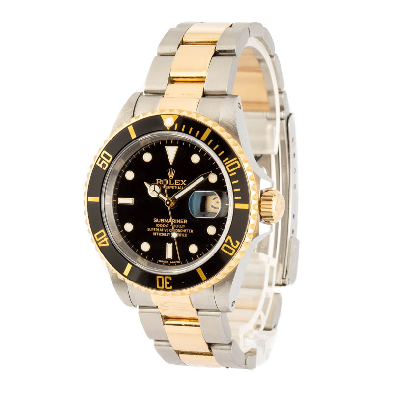 Buy Used Rolex Submariner 16613 | Bob's Watches - Sku: 161785