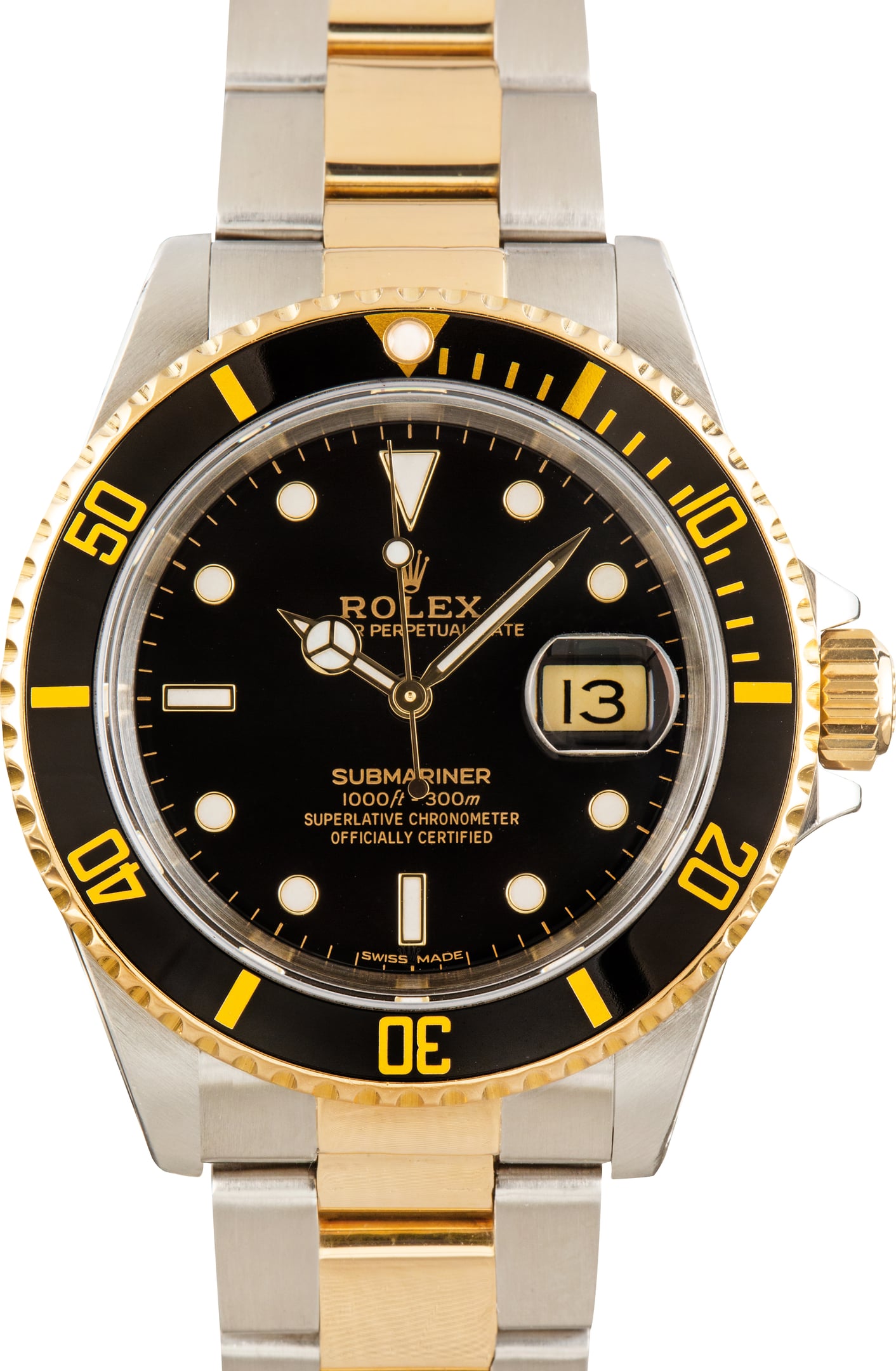 ROLEX SUBMARINER 16613 2コマ Rolex 16613 - BobsWatches.com