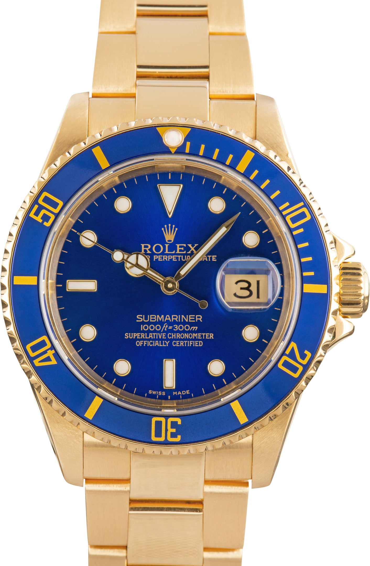 Buy Used Rolex Submariner 16618 | Bob's Watches - Sku: 174830