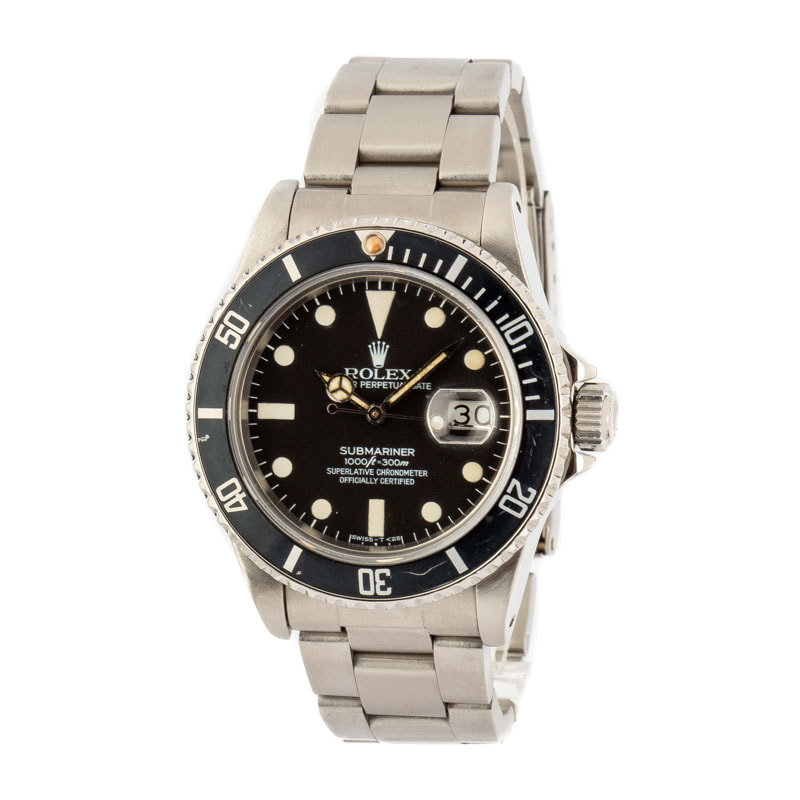 Rolex Submariner 16800 Stainless Steel Black Dial