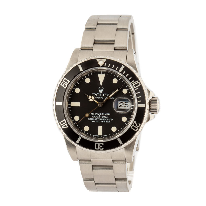 Men's Rolex Submariner 16800 Stainless Steel