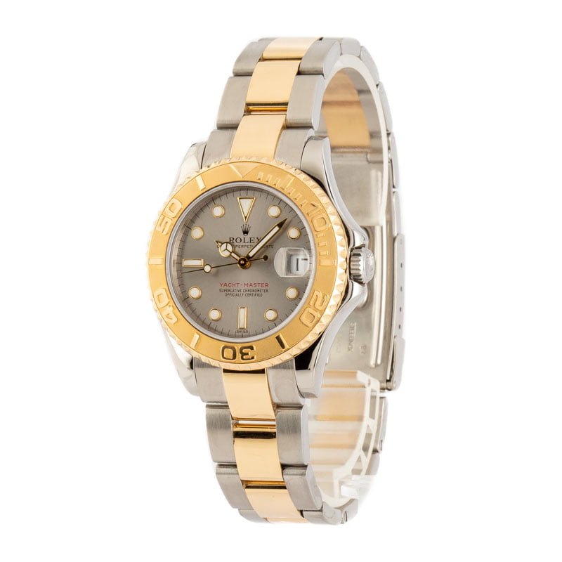 Rolex Mid-Size Yacht Master 168623 Slate Dial