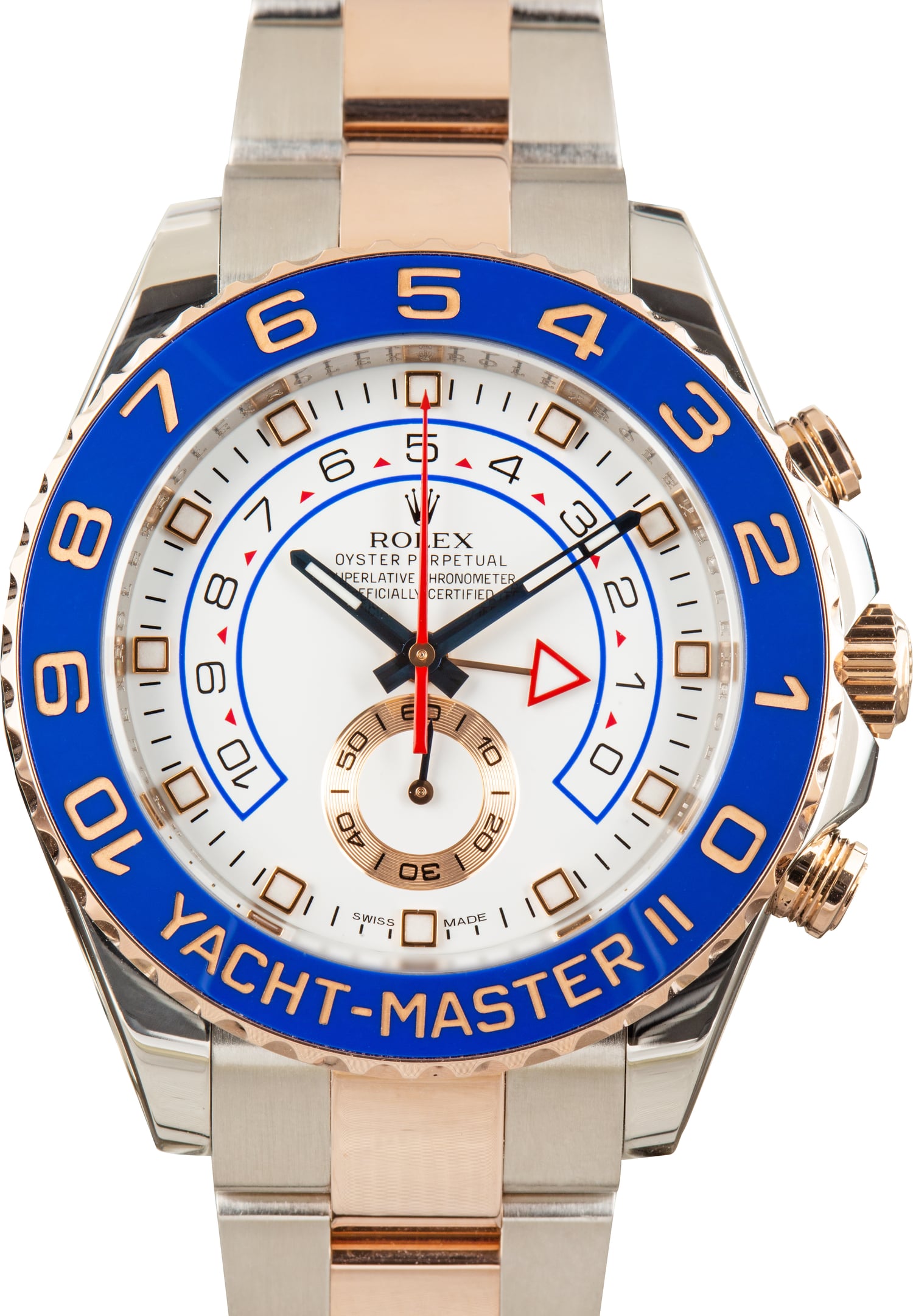 Used Rolex Yacht-Master II Ref 116681 Ref White Dial