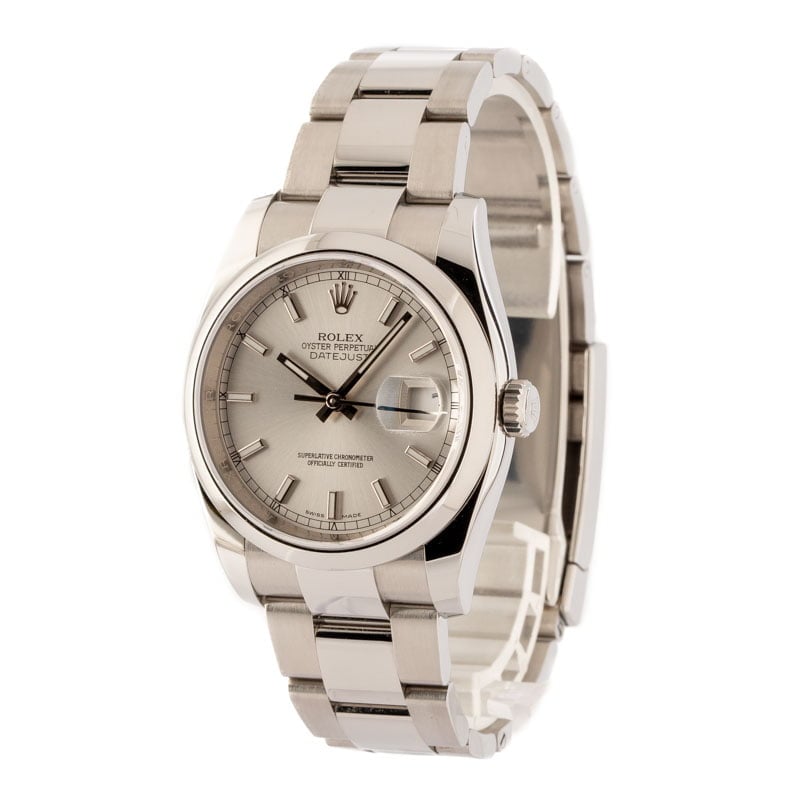 Rolex Datejust 116200 Silver Dial Stainless Steel
