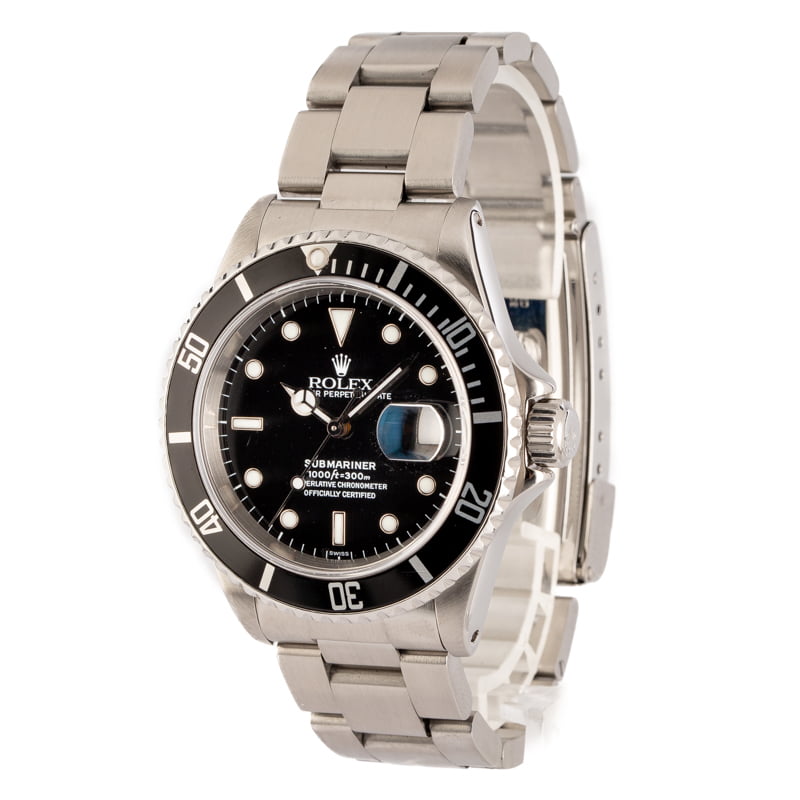 Pre-Owned Rolex Submariner Stainless Steel 16610